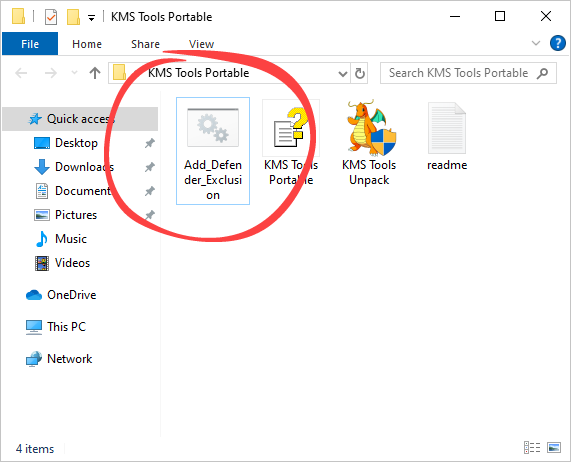 Adding an exception to Windows Defender